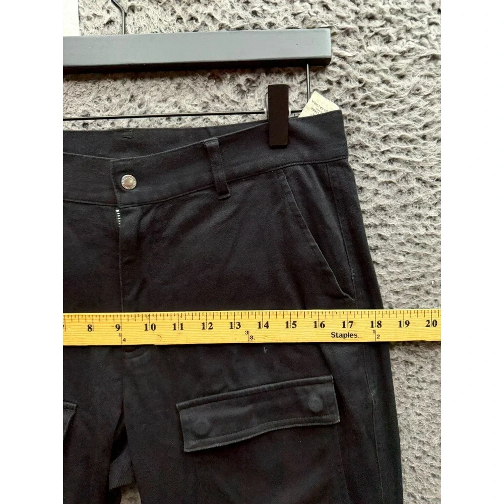 Puma x Maison Kitsune Paris Straight Leg Cargo Pants Black Mens Size XS